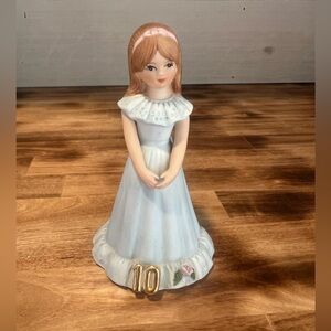 Growing Up Girls Brunette Age 10 Figurine